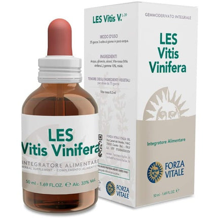 Serum Vitamine Forza Vitale Les Vitis Vinifera, 50 ml, sticlă cu picurător