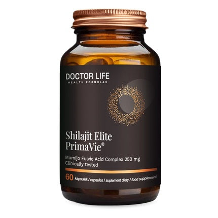 Supliment Dietetic Doctor Life Shilajit Elite PrimaVie Acid Fulvic Complex 60 Capsule