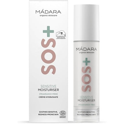 Cremă hidratantă, Mádara, SOS+ Sensitive, 50 ml