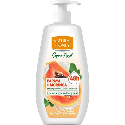 Loțiune Corporală cu Miere Naturală, Papaya și Moringa, 400ml