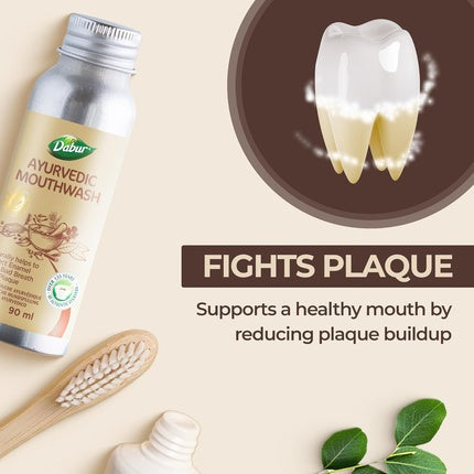 Gargara Dabur Ayurvedic Mouthwash 90ml - Protecție smalț