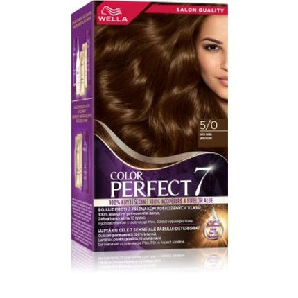 Vopsea de Păr Wella Color Perfect 5/0 Maro Deschis Intens, 70 g