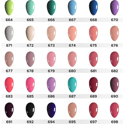 Smalț de unghii Inglot O2m Breathable Nail Enamel 672, culoare nude