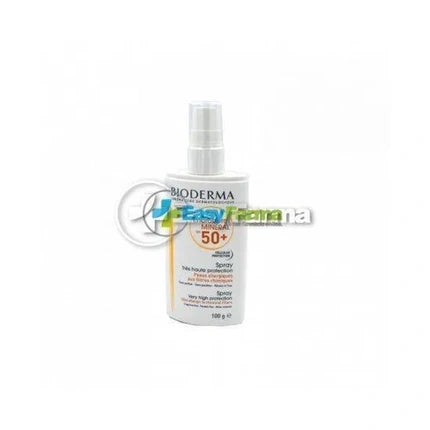 Spray de protecție solară Bioderma Photoderm Mineral SPF 50+, 100 ml