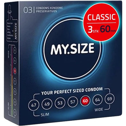 Prezervative, My.Size, Classic, 60 mm, 3 buc