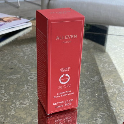 Highlighter, Allevin London, Colour Shield Glow Luminizing Body Enhancer, Ivory, 100ml