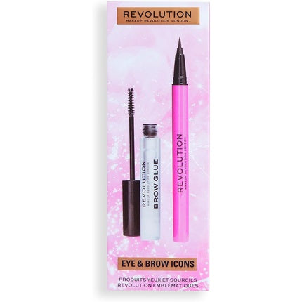 Set machiaj, Makeup Revolution, Eye and Brow Icons, 40g