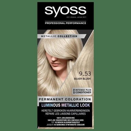 Vopsea de păr Syoss Metallics 9-53, argintiu blush