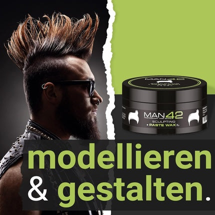 Pastă modelare păr, Man42, Sculpting Wax, 100ml