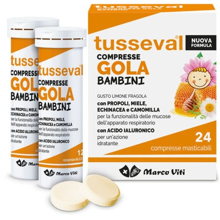 Tusseval THROAT Children Marco Viti 24 Tablete