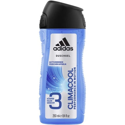Gel de duș Adidas Climacool 3in1 pentru bărbați, 250 ml