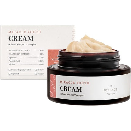 Cremă antirid, Village11factory, Miracle Youth, 50 ml, retinol