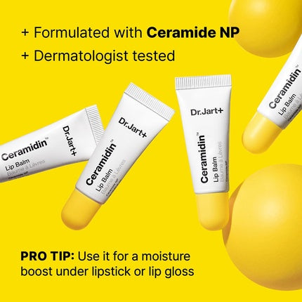 Balsam de buze Dr.Jart+ Ceramidin Jelly Lip Balm, 15g, alb-galben