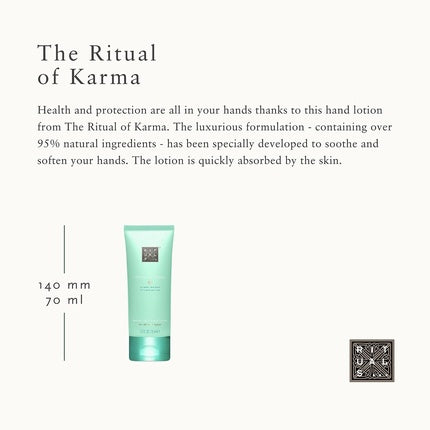 Loțiune mâini, Rituals, The Ritual of Karma, verde, 70ml
