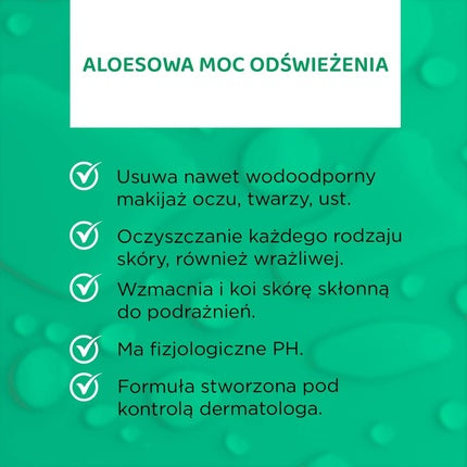 Demachiant, Eveline Cosmetics, FACEMED+, Aloe Vera, 400ml