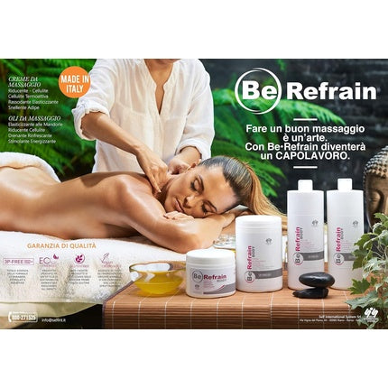 BeRefrain Professional Firming Toning Cold Bandage Liquid, Anti-Cellulite, 500ml, Alb