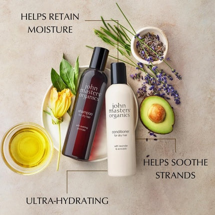 Balsam, John Masters Organics, 473ml, alb-negru