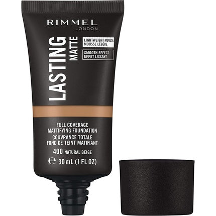 Fond de ten Rimmel Lasting Matte, 30ml, Natural Bej