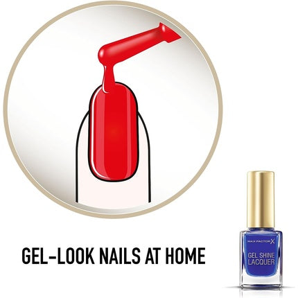 Ojă, Max Factor, Gel Shine, albastru cobalt, 11ml