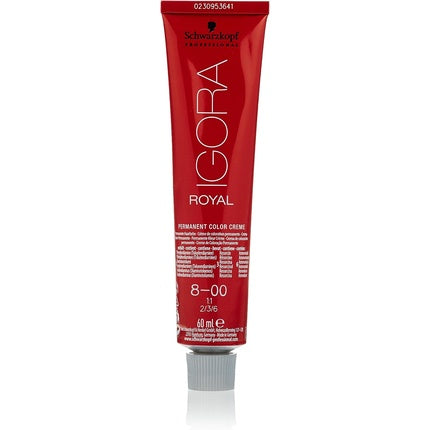 Vopsea de par, Schwarzkopf, Igora Royal 8-00 Blond Deschis Natural Extra 60ml