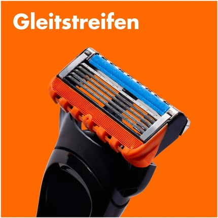Rasor Gillette Fusion 5 Power, Negru/Portocaliu, 1 Lamă