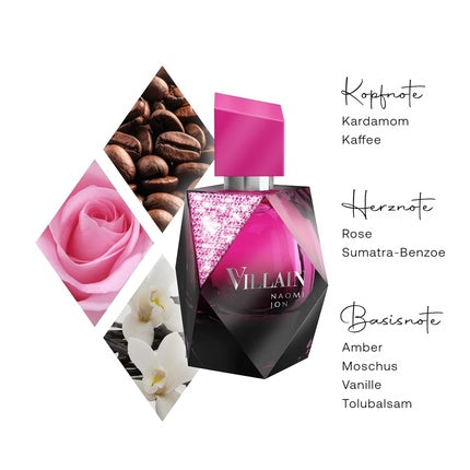 Eau de Parfum Naomi Jon Villain, 50ml, Roz