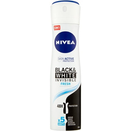 Deodorant spray, Nivea, Invisible Black & White Fresh, 150ml