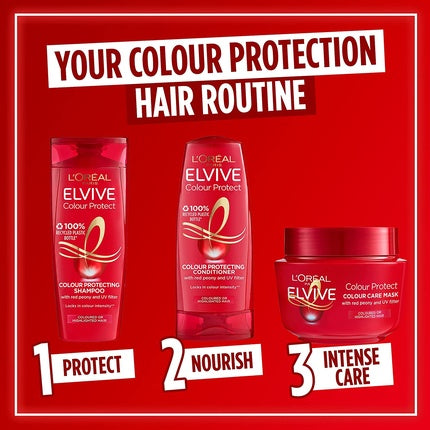 Balsam, Elvive, Colour Protect, 250ml, roșu