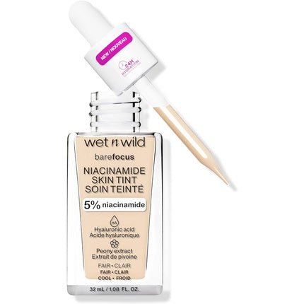 Fond de ten Wet 'N' Wild Bare Focus Fair, niacinamida, 120g