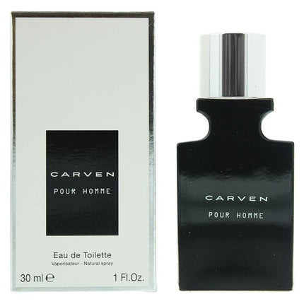 Carven Pour Homme Eau de Toilette 30ml, Parfum Bărbați, Apă de Toaletă, Sticlă Neagră