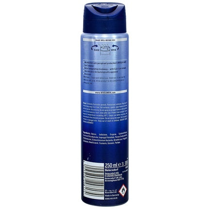 Nivea Men Deodorant Spray Cool Kick, 250ml, Albastru, 18 cm