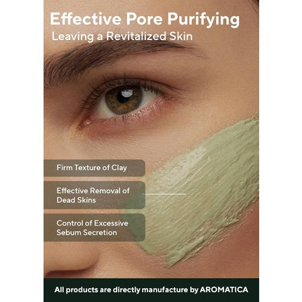 Masca facială, Aromatica, Tea Tree, argilă verde