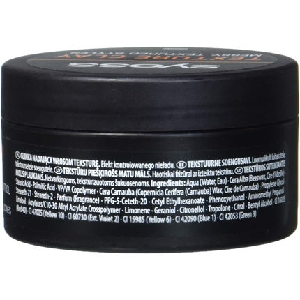 Argilă pentru coafare, Syoss, Textură, efect mat, 100ml