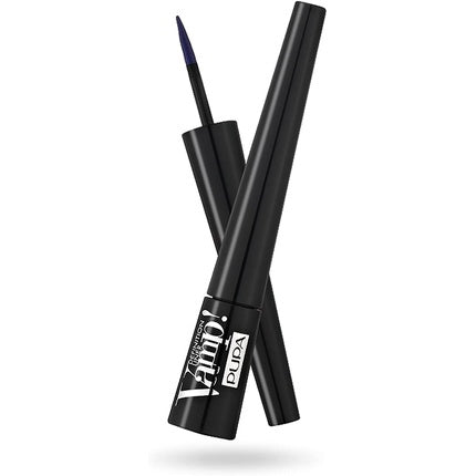 Eyeliner Pupa Milano Vamp! Definition cu varf de fetru, 2.5ml, Albastru Mat