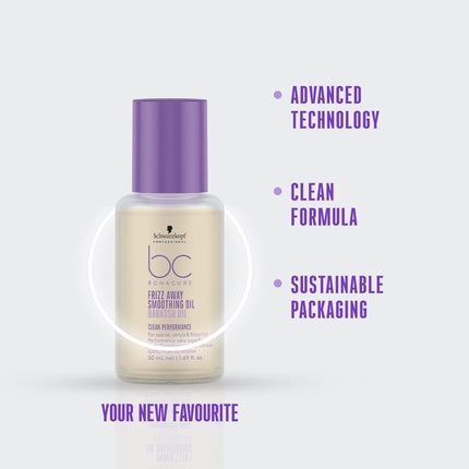 Ulei de netezire, Schwarzkopf Bonacure Frizz Away, 50ml