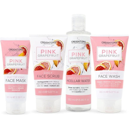 Scrub față, Creightons, Pink Grapefruit, 150ml