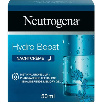 Neutrogena Hydro Boost, Crema de noapte pentru ten uscat și foarte uscat, 50 ml