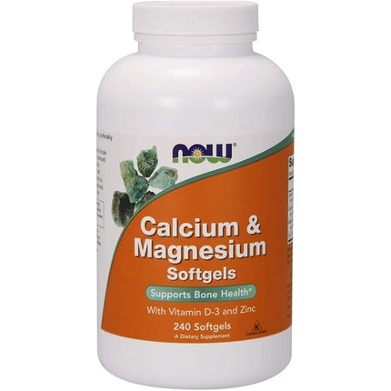 Supliment alimentar Now Foods Calcium & Magnesium Softgels, 240 buc