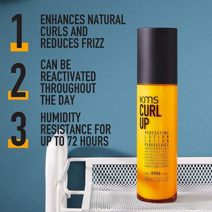 Loțiune de stilare păr, KMS Curl Up Perfecting Lotion, 100ml