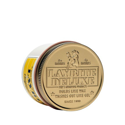 Layrite Original Hold Pomade Deluxe Hair Styling Gel, 120g, tubă, auriu
