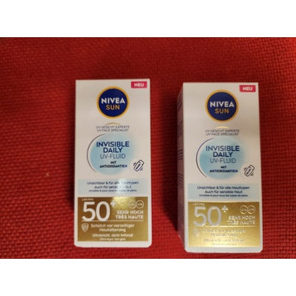 Fluid Facial Soare Nivea, Sun Invisible Daily SPF 50+, 40ml