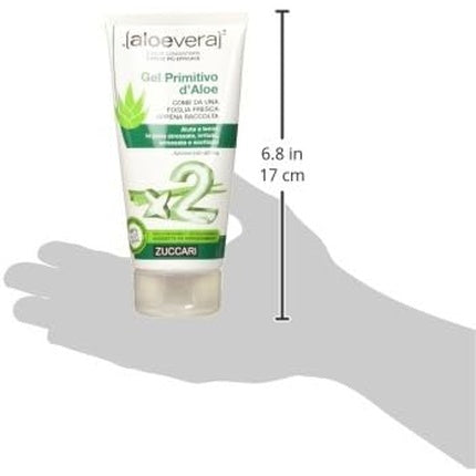 Cremă mâini, Zuccari, Gel Primitiv Aloe, alb-verde, 150ml