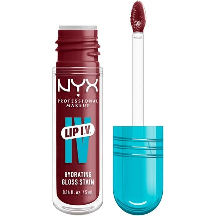 Luciu de buze NYX Professional Makeup Lip IV - Hidratant, Roșu Sânger