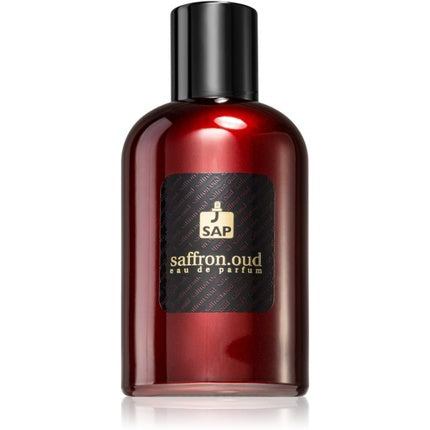 Sap Saffron Oud Eau De Parfum, SÈP, 100ml, sticlă roșie cu etichetă neagră