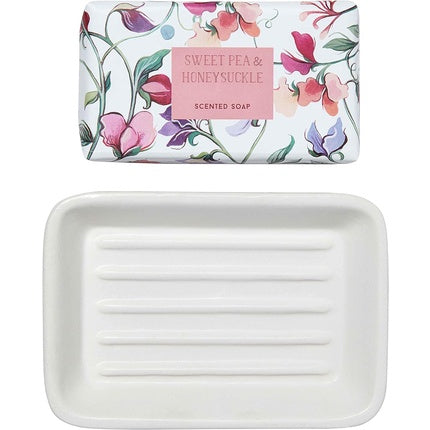 Săpun Aromat cu Mireasmă, Heathcote & Ivory, Sweet Pea & Honeysuckle, 150g