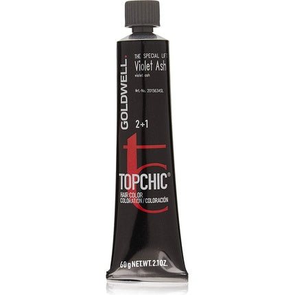 Vopsea de păr, Goldwell, Topchic, violet cenușiu, 60 ml