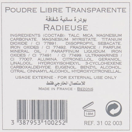 Pudră, Caron Paris, Radiant Loose, crem, 20g