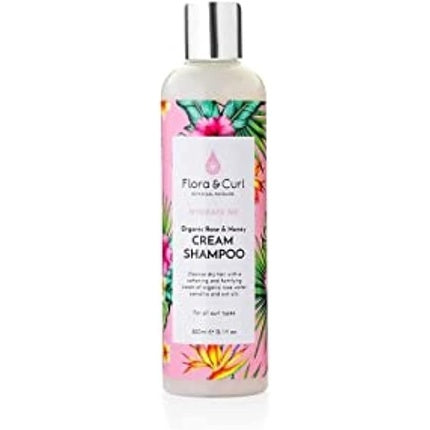 Șampon, Flora & Curl, Organic Rose and Honey, 320g