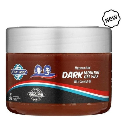 Gel de păr Stylin Dredz Dark Mouldin', cu ulei de cocos, 244 g