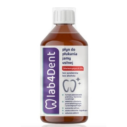 Soluție de clătire pentru gură Lab4dent - 300 ml, fără alcool, fără parabeni